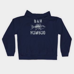 BAH HUMBUG - I'd Rather Be Fishing! Kids Hoodie